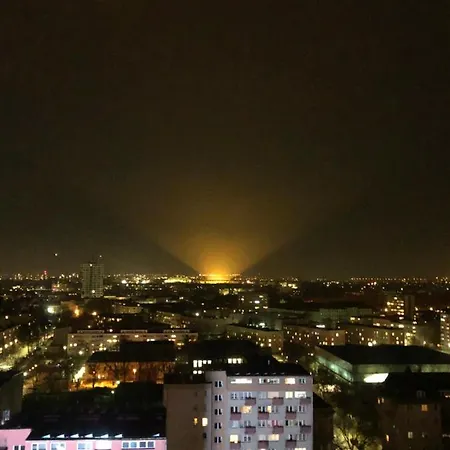 شقة Hanza Tower - Scandia Apartment, 16 Floor, Sunset View شتشيتسين