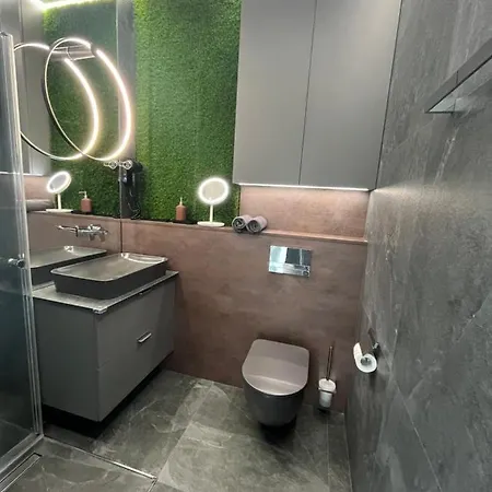 아파트 Hanza Tower - Scandia Apartment, 16 Floor, Sunset View *