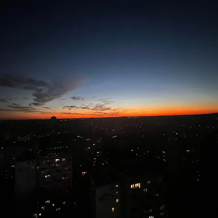 Hanza Tower - Scandia Apartment, 16 Floor, Sunset View 아파트