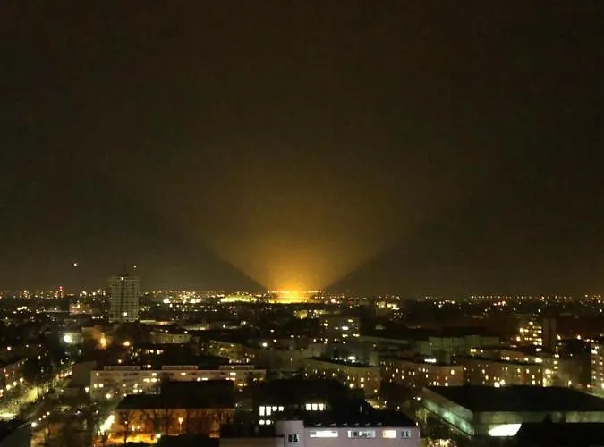 아파트 Hanza Tower - Scandia Apartment, 16 Floor, Sunset View 슈체친