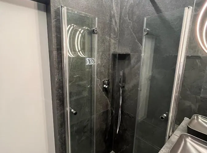 Hanza Tower - Scandia Apartment, 16 Floor, Sunset View * 슈체친