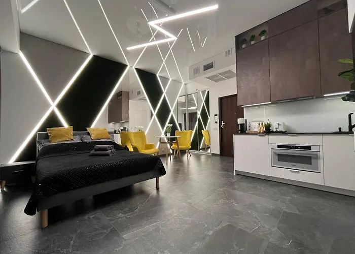 Апартаменты Hanza Tower - Scandia Apartment, 16 Floor, Sunset View *